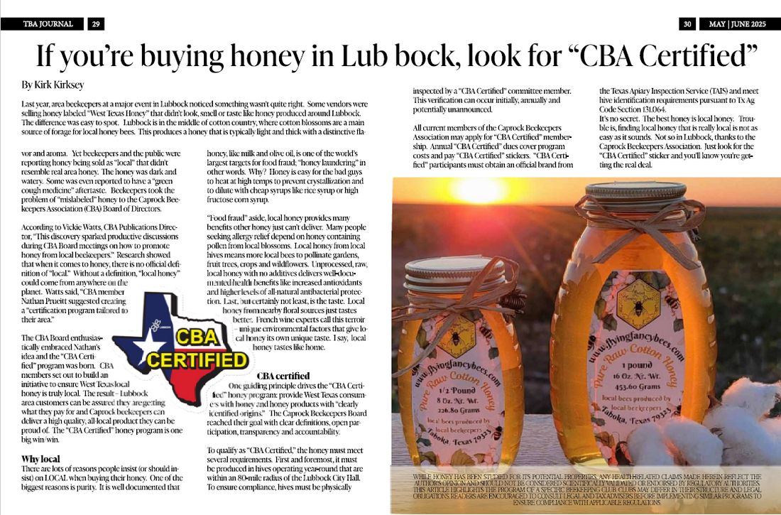CBA Certified Honey