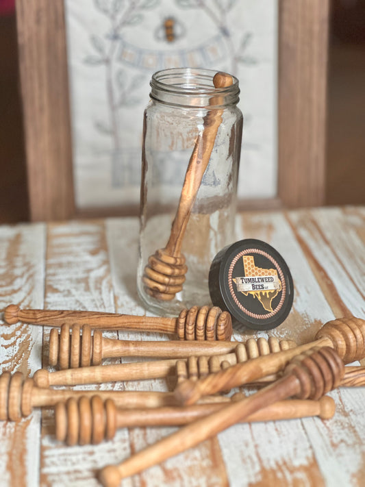 Olive Wood Honey Dipper