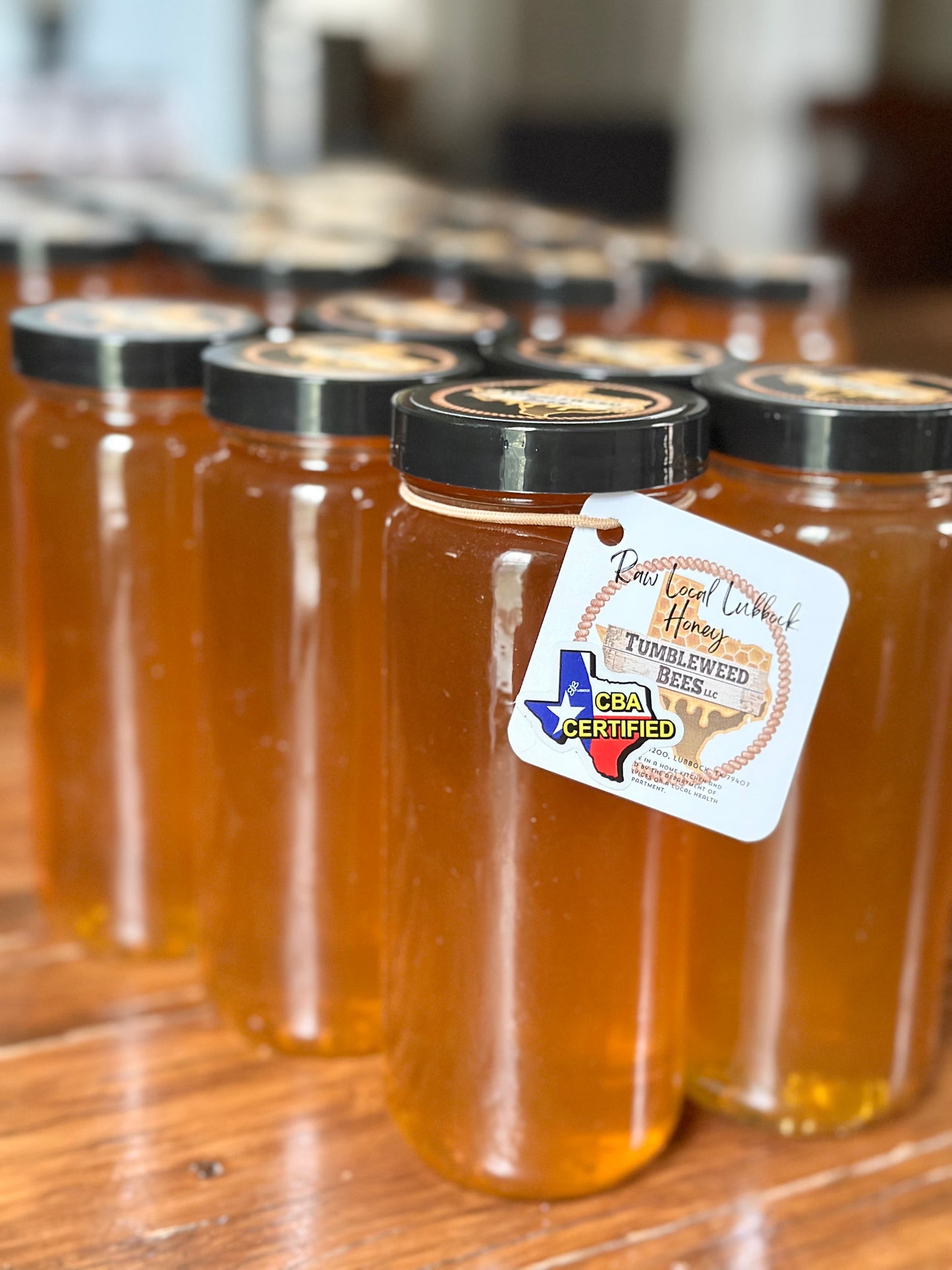 Raw Local Lubbock Cotton Honey (1 lb.) (Light Color Honey)